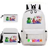 Conjunto De 3 Bolsas De Ombro Black Bamban Garden