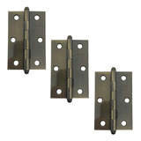 Conjunto De 3 Dobradiças Para Porta De Madeira Pado