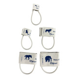 Conjunto De 5 Manguitos Veterinários Pressão Arterial 1 Via