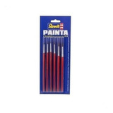 Conjunto De 6 Pinceis De Tamanhos Diferentes Revell 29621
