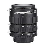 Conjunto De Anéis Adaptador De Tubo De Lente De Extensão Macro Com Foco Automático N AF 12 Mm 20 Mm 36 Mm Para Nikon F Mount DSLR N AF1 B 
