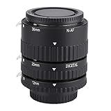 Conjunto De Anéis Adaptadores De Lente Mcoplus Tubo De Extensão Macro Com Foco Automático 12 Mm 20 Mm 36 Mm Para Câmeras DSLR Nikon F Mount Para N AF B 