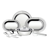 Conjunto De Baixela 8 Pçs Aço Inox 64510 890 Tramontina
