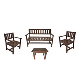 Conjunto De Bancos Namoradeira Poltrona Ana Maria Madeira