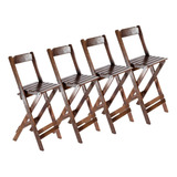 Conjunto De Banquetas Com Acabamento Em Verniz Pu