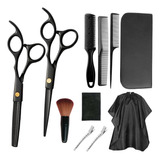 Conjunto De Barbeiro Comb Steel Kits Barber Scissors Profess