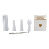 Conjunto De Bicos E Porta Capsula Para Garrafa De Chantilly