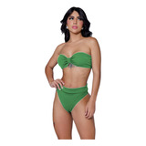 Conjunto De Biquíni Cintura Alta Hotpants