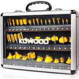 Conjunto De Bits De Roteador Kowood De 40 Peças Haste De 1