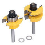 Conjunto De Brocas De Roteador 2 Peças Fresa De Metal Fre