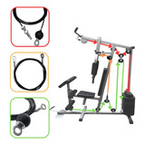 Conjunto De Cabos Para Estação Musculação Athletic Way 2001