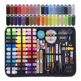 Conjunto De Caixa De Costura Portátil 200 Pcs Tesouras Linha