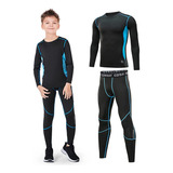 Conjunto De Calças Térmicas Infantis Roupas Íntimas Frias
