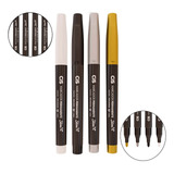 Conjunto De Caneta Marcador Permanente Multiuso Cis Slim