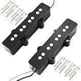 Conjunto De Captadores Jazz Bass Estilo Aberto Pescoço E Ponte Variável Gauss Cerâmica Tradicional Para Peças De Guitarra Elétrica JB De 4 Cordas