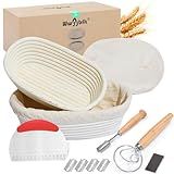 Conjunto De Cesta à Prova De Pão Banneton -25-4 Cm-