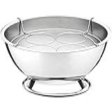 Conjunto De Champanheiras 3 Peças Tramontina Service Em Aço Inox Com Suporte Para 4 Garrafas 36 Cm 12-4 L