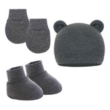 Conjunto De Chapéus Luvas E Meias Para Recém nascidos b
