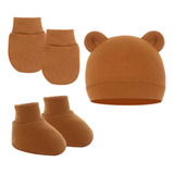 Conjunto De Chapéus Para Recém nascidos cc Luvas E Meias