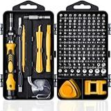 Conjunto De Chaves De Fenda De Precisão 115 Em 1 Kit De Ferramentas De Reparo Eletrônica E Manuteção Kit De Bit E Soquete Magnético Torx Com Maleta P Computador Notebook Celular PC Tablet