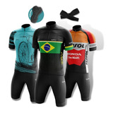 Conjunto De Ciclismo Kit Camisa E