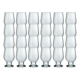 Conjunto De Copos 300ml Paulista Cerveja C 24 Peças Nadir Cor Transparente