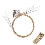 Conjunto De Cordas De Metal De Harpa De Lira Para 10 16 19 21 24 Cordas De Substituição De Cordas De Metal Para Lira Novas Cordas De Substituição Mais Brilhantes E Mais Duráveis
