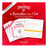 Conjunto De Cordas De Violino Pirastro Tonica E Gold 4 4