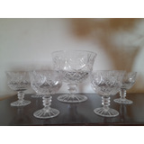 Conjunto De Cristal Lapidado 7 Peças
