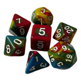 Conjunto De Dados De 7 Peças Dados De Jogo De Estilo E