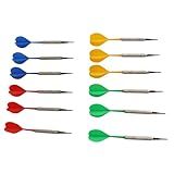 Conjunto De Dardos De Ponta Macia Interna Para Iniciantes Dardos De Plástico 12PCS Com Pontas De 100PCS Amplo Uso Para Fliperamas E Casa Material Para Todos Os Níveis De