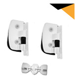 Conjunto De Dobradiça Automática P Box Banheiro C Puxador