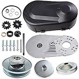 Conjunto De Embreagem Go Kart Conversor De Torque 2-5 Cm Para Corrente 10T 40-41 E 12T 35 Para Manco Comet TAV2 -Série 30-