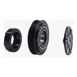 Conjunto De Embreagem Para Compressor Ar Condicionado Disco Polia Bobina Fiat Palio Siena Uno Denso Scroll Gr