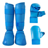 Conjunto De Equipamentos De De Taekwondo Luvas De Azul M