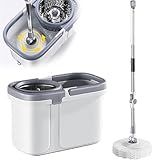 Conjunto De Esfregão Sem Lavagem à Mão Conjunto Integrado De Limpeza De Eluição E Eluição Limpeza De Hidromassagem Secagem Centrífuga Cabeça Rotativa De 180 Balde Giratório Destacável Para