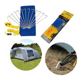 Conjunto De Estacas Camp Kit Para Barracas Camping Nautika