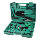Conjunto De Ferramentas De Jardim Com Estojo Pás Espátula 