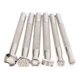conjunto ferramentas carimbo artesanal couro