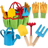 Conjunto De Ferramentas Para Pequenos Jardineiros Com Sac