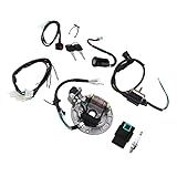 Conjunto De Fio De Vela De Ignição Cdi Bobina De Ignição Kit De Estator Magnético Para 50 140cc Dirt Pit Bike Atv Início Do Pontapé