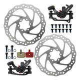 Conjunto De Freio A Disco Bike Cly 160mm Dianteiro traseiro