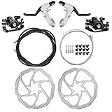 Conjunto De Freio A Disco Moniss Kit De Freio De Disco Para Bicicleta MTB Esquerda Direita Alavanca Do Freio De Mão Desviador Cabo De Câmbio Conjunto De Fios Internos