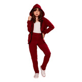 Conjunto De Frio Infantil Menina Blusa E Calça Quentinho