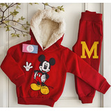 Conjunto De Frio Infantil Moletom Menino Calça Blusa Peludo