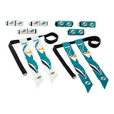 Conjunto De Futebol Com Bandeira Franklin Sports Nfl Miami D