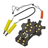 Conjunto De Grampos YIWENG Kit De Segurança Para Pesca No Gelo Picaretas De Gelo Retráteis Apito De Segurança Chuteiras Para Pesca No Gelo