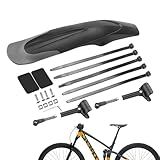 Conjunto De Guarda Lamas Proteção Contra Respingos De Pneu Capas Completas Ajustáveis Dianteiros Traseiros Serve Para Bicicletas De Estrada Swan Ca De 66 27 5 79 Polegadas