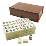 Conjunto De Jogos De Mesa De Mahjong Chinês 144