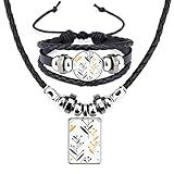 Conjunto De Joias Bud Flower Plant Paint Art Deco Presente Fashion Colar De Couro